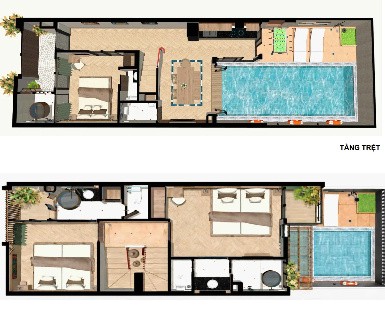 Villa 3 Bedroom 100m² · Solego Villa 3 Bedroom 2