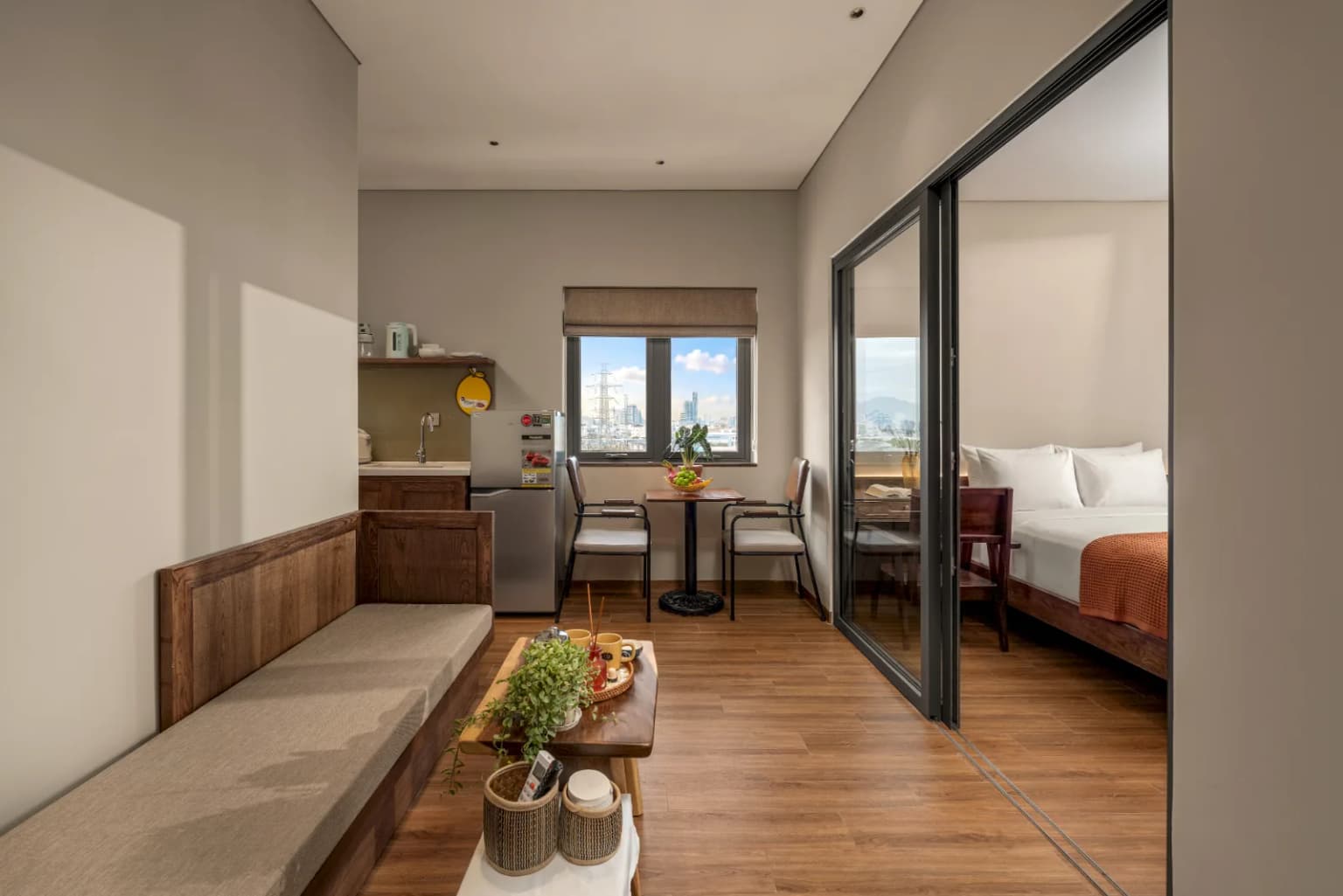 Sunrise Corner Wabi-Sabi 1BR with GFRC Bathtub, 6 Floor 2